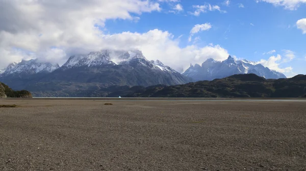 Paesaggio nel Parco Nazionale di Torres del Paine, Cile — Foto Stock