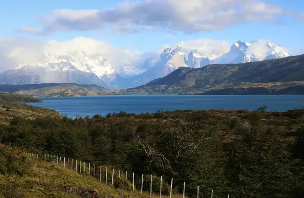 Paisaje en Parque Nacional Torres del Paine, Chile —  Fotos de Stock