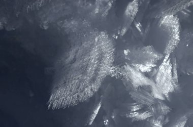 Val Saisera, İtalya 'nın karında güzel buz kristalleri