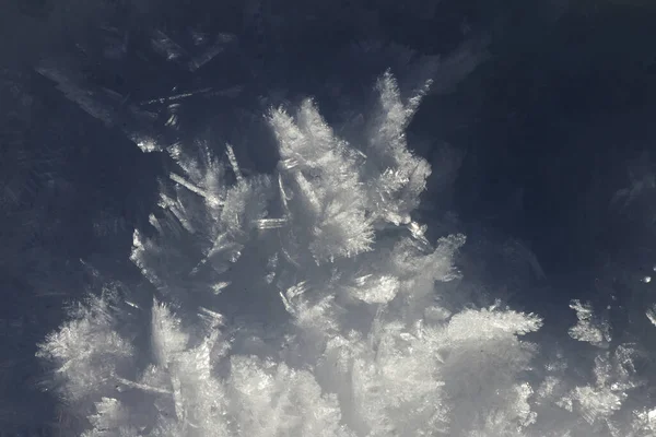 Val Saisera, İtalya 'nın karında güzel buz kristalleri — Stok fotoğraf