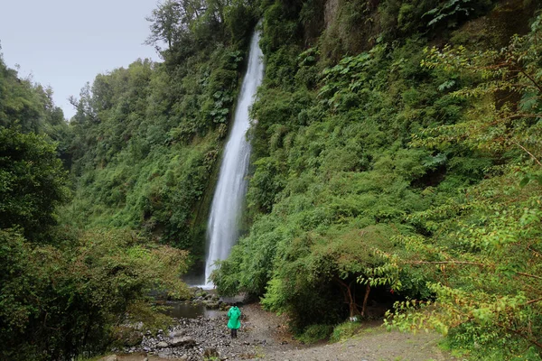 A cachoeira Tocoihue em Chiloe Island, Chile — Fotografia de Stock
