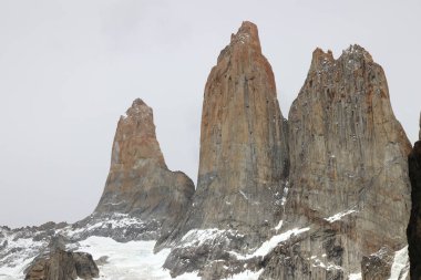 Torres del Paine, Şili manzarası. Yüksek kalite fotoğraf