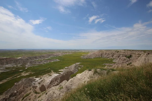 Badlands National Park délnyugatra Dél-Dakota, Egyesült Államok — Stock Fotó