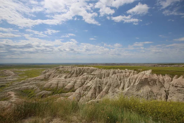 Badlands National Park délnyugatra Dél-Dakota, Egyesült Államok — Stock Fotó