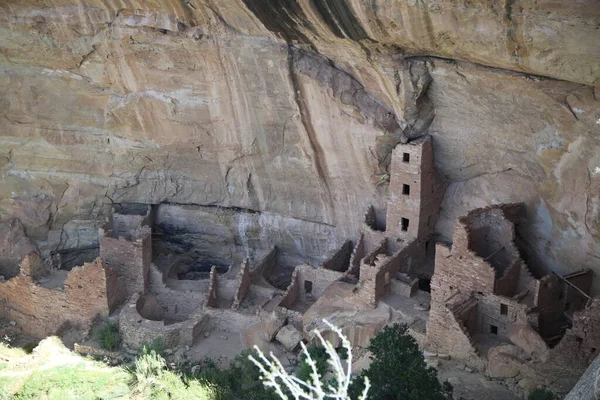 Square Tower House, Parque Nacional Mesa Verde, Estados Unidos —  Fotos de Stock