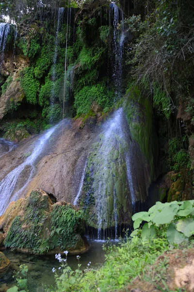 Las cascadas de Nicho en la selva tropical cubana — Foto de Stock