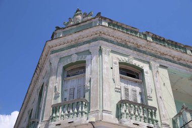 Cienfuegos, Küba 'da bir sarayın karakteristik mimarisi.