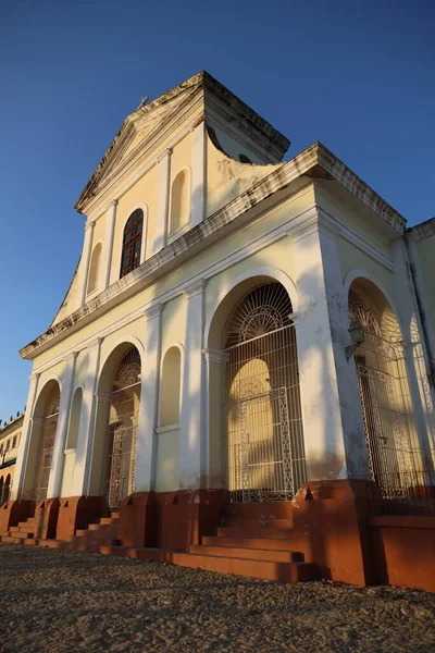 The Iglesia Parroquial de la Santisima Trinidad in Trinidad, Cuba — Fotografia de Stock