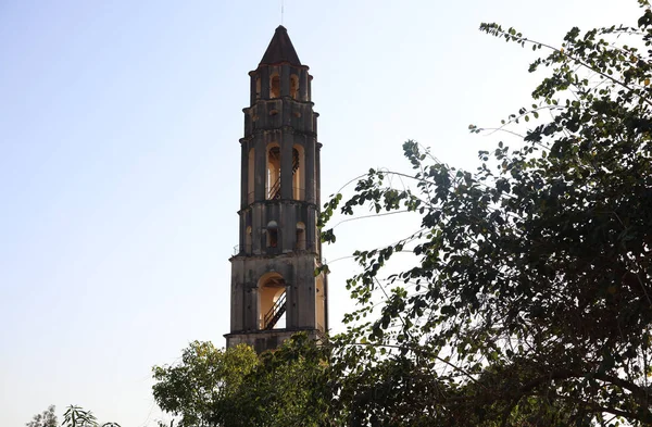 Manaca Iznaga tower in the valley de los ingenios, Cuba — стокове фото