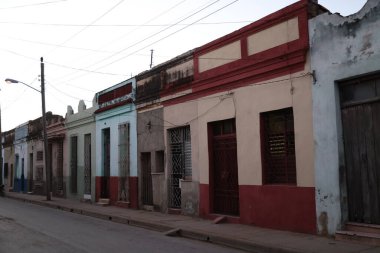 Typical houses in the city of Camaguey