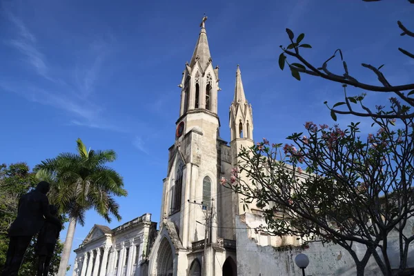 Sacred Heart of Jesus Cathedral in Camaguey, Cuba — Fotografia de Stock