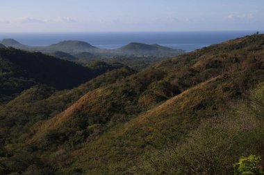 Küba, Santiago yakınlarındaki La Gran Piedra 'dan manzara