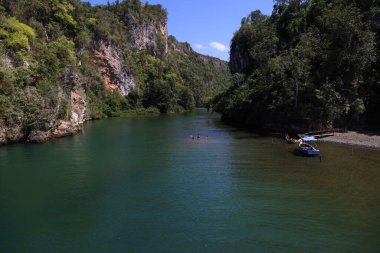 Boca De Yumuri nehri, Küba. Yüksek kalite fotoğraf