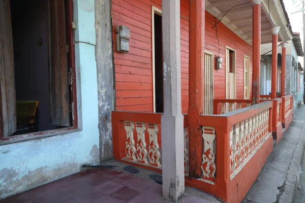 Las Antiguas Casas Coloridas Baracoa Cuba Foto Alta Calidad — Foto de Stock