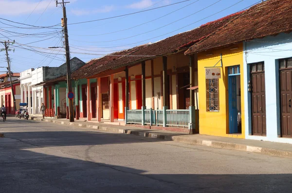 Vecchie Case Colorate Baracoa Cuba Foto Alta Qualità — Foto Stock