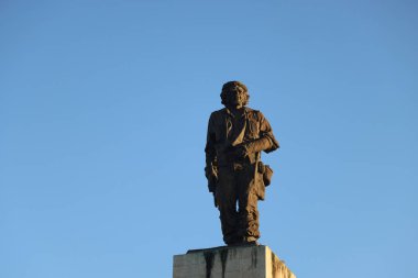Küba, Santa Clara 'daki Che Guevara anıtı. Yüksek kalite fotoğraf