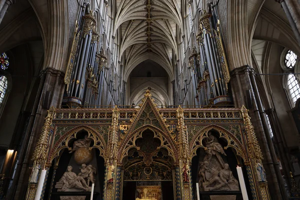 Westminster Abbey, Londra 'nın çarpıcı mimarisi. Yüksek kalite fotoğraf