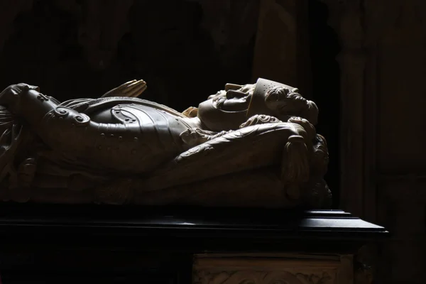 Westminster Abbey, Londra 'daki mezarlardan birinin üst katı. Yüksek kalite fotoğraf