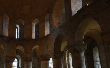 Londra 'daki Beyaz Kule' nin içindeki St. Johns Şapeli. Yüksek kalite fotoğraf
