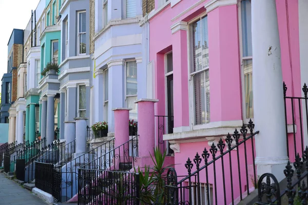 The characteristic houses of Notting Hill, London. High quality photo