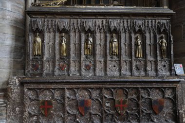 Kral III. Edward 'ın mezarı Westminster Abbey, Londra' da. Yüksek kalite fotoğraf