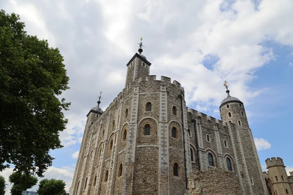 The White Tower inside the London Tower . High quality photo
