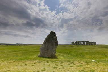 Büyük Britanya 'daki gizemli Stonehenge bölgesi. Yüksek kalite fotoğraf