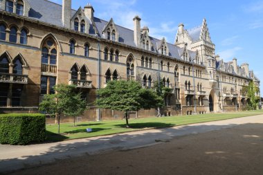 Oxford 'daki Meadow Binası' nın detayları. Yüksek kalite fotoğraf
