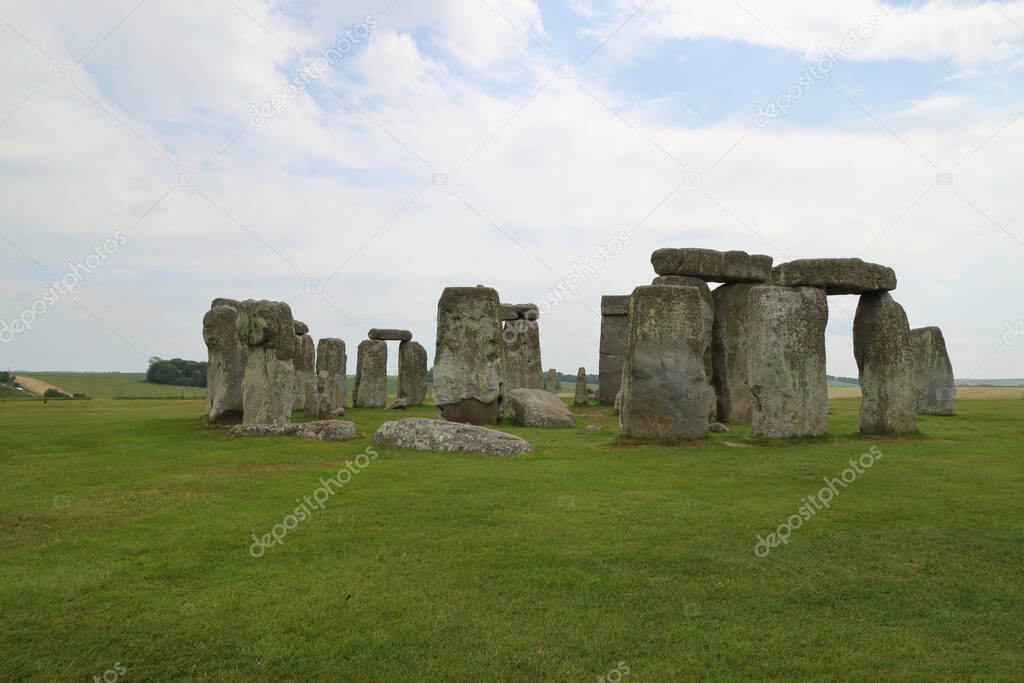 The mysterious Stonehenge site in Great Britain. High quality photo