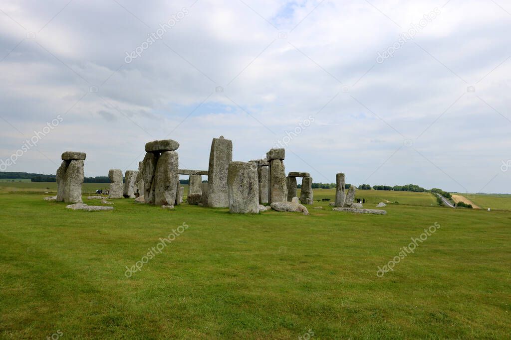 The mysterious Stonehenge site in Great Britain. High quality photo