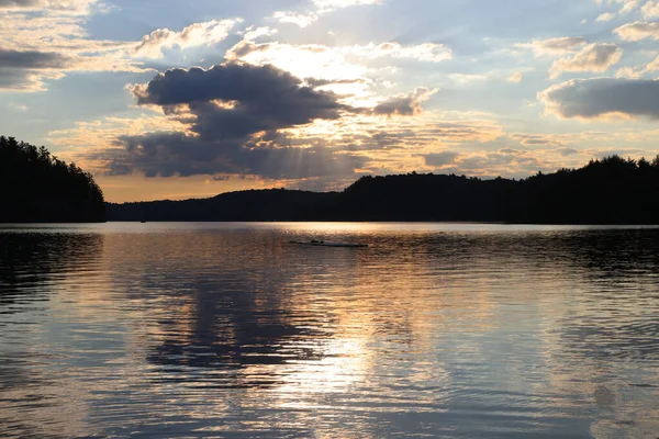 Sunrise Lake Mary Lake Ontario High Quality Photo — Stockfoto