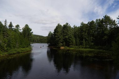 Glimpse of La Mauricie National Park, Quebec. High quality photo