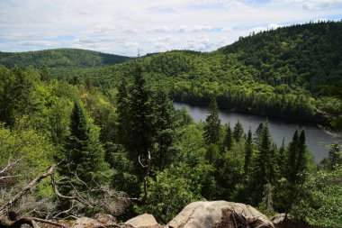 Glimpse of La Mauricie National Park, Quebec. High quality photo