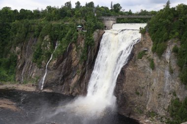 The beautiful falls of Montmorency, Quebec. High quality photo