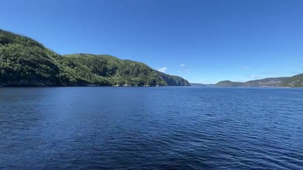 Park Narodowy Saguenay Fjord Wysokiej Jakości Materiał — Wideo stockowe