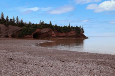Kanada 'daki St. Martins Deniz Mağaraları manzarası. Yüksek kalite fotoğraf