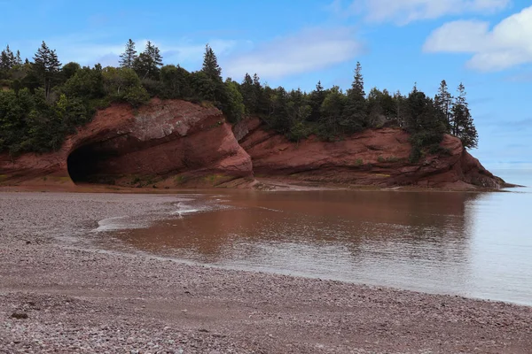 Vista Las Cuevas Del Mar Martins Canadá Foto Alta Calidad —  Fotos de Stock