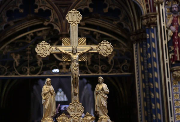 Detalhe Altar Abadia Westminster Londres Foto Alta Qualidade — Fotografia de Stock