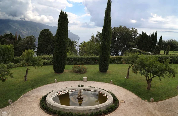 Belos Jardins Villa Cimbrone Ravello Itália Foto Alta Qualidade — Fotografia de Stock