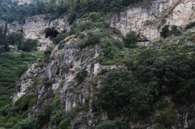 İtalya 'nın Atrani kentindeki Dragona Nehri' nde. Yüksek kalite fotoğraf