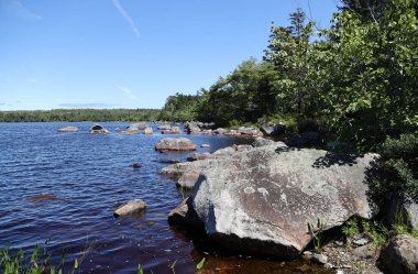 Robertsons Gölü manzaralı, Nova Scotia. Yüksek kalite fotoğraf
