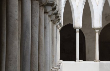 İtalya 'daki Amalfi Katedrali' nin detayları. Yüksek kalite fotoğraf