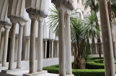 İtalya 'daki Amalfi Katedrali' nin detayları. Yüksek kalite fotoğraf