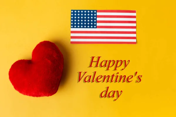 Feliz Día San Valentín América Fiesta Los Amantes Los —  Fotos de Stock