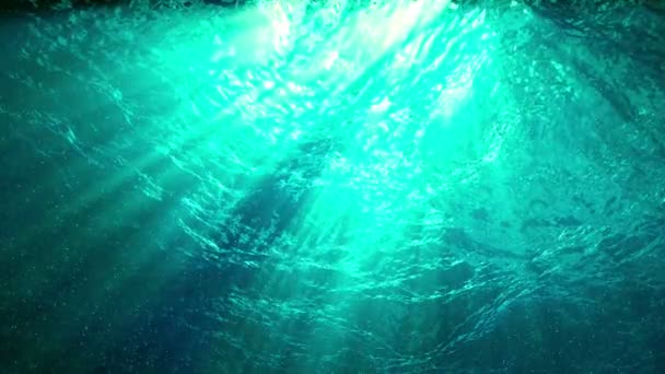opakování animace vlny oceánu od pod vodou