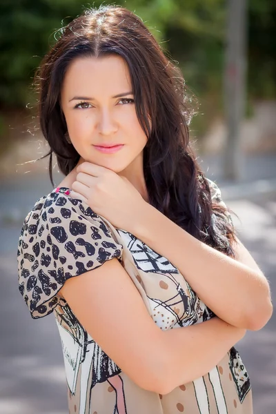 Beauty girl portrait — Stock Photo, Image