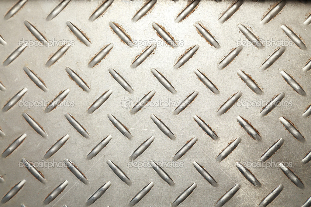 Anti slip metal