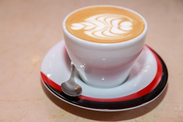 Cappuccino in cup — Stockfoto