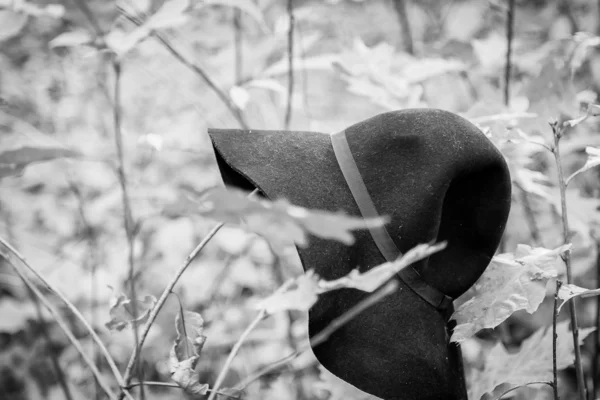 Чорно-біла шапка — стокове фото