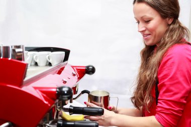 cappuccino kahve makinesi garson